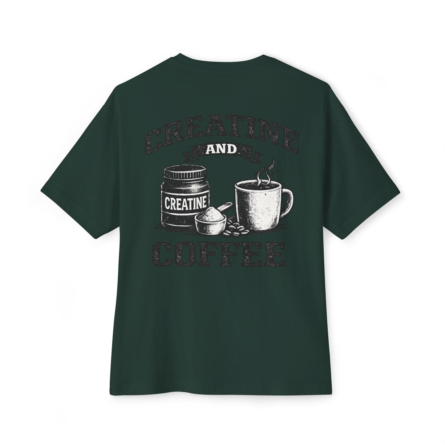 Creatine and Coffee Tee — Fitness & Coffee Lover Graphic Shirt