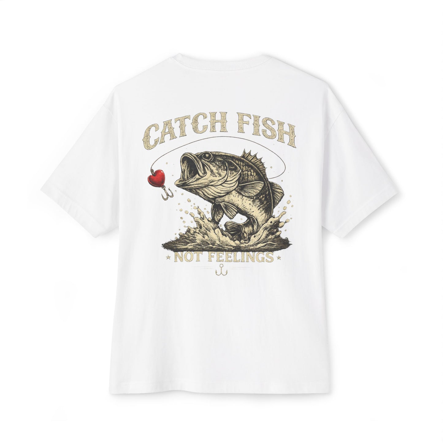Catch Fish Not Feelings T-Shirt — Bass Fishing Graphic Tee