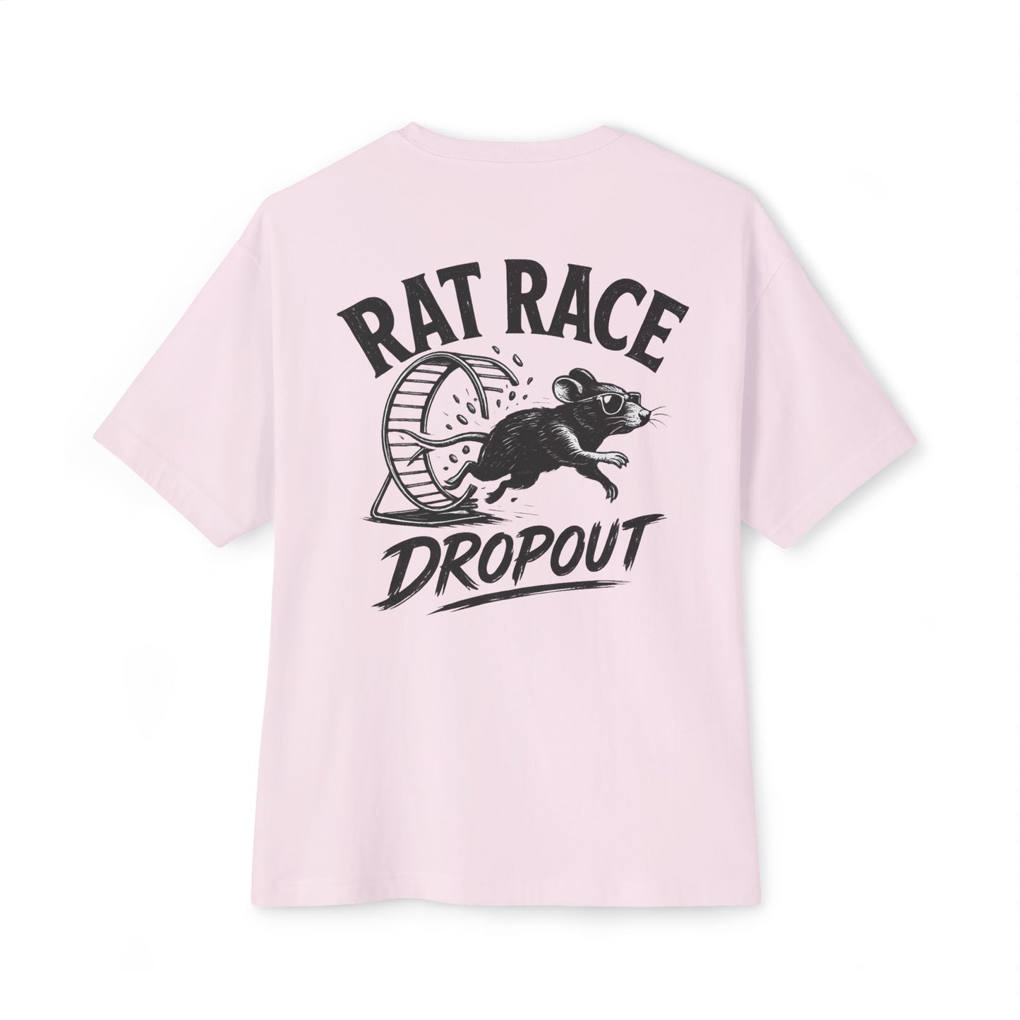Rat Race Dropout Tee — Vintage Graphic Oversized Boxy T‑Shirt