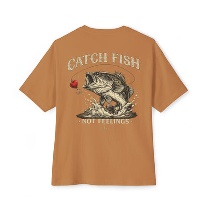 Catch Fish Not Feelings T-Shirt — Bass Fishing Graphic Tee