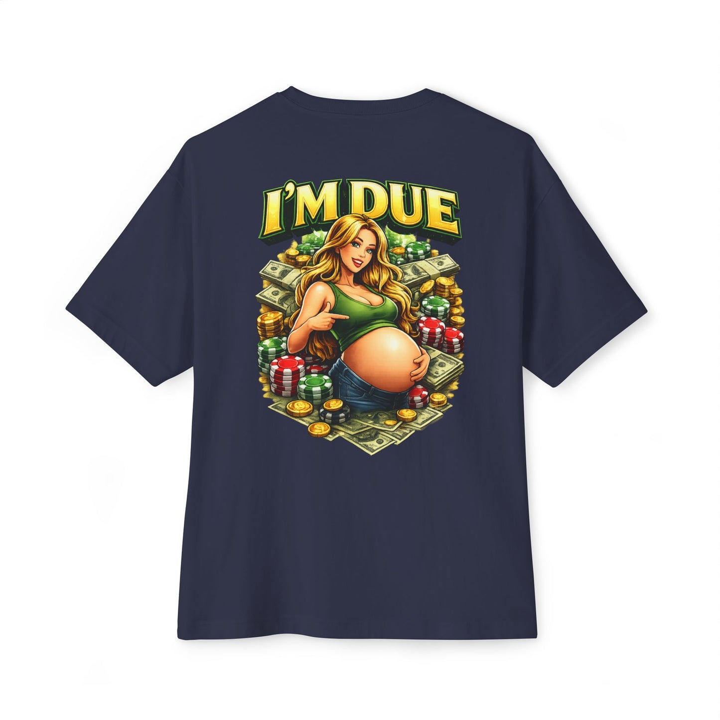 I'm Due Boxy T‑Shirt