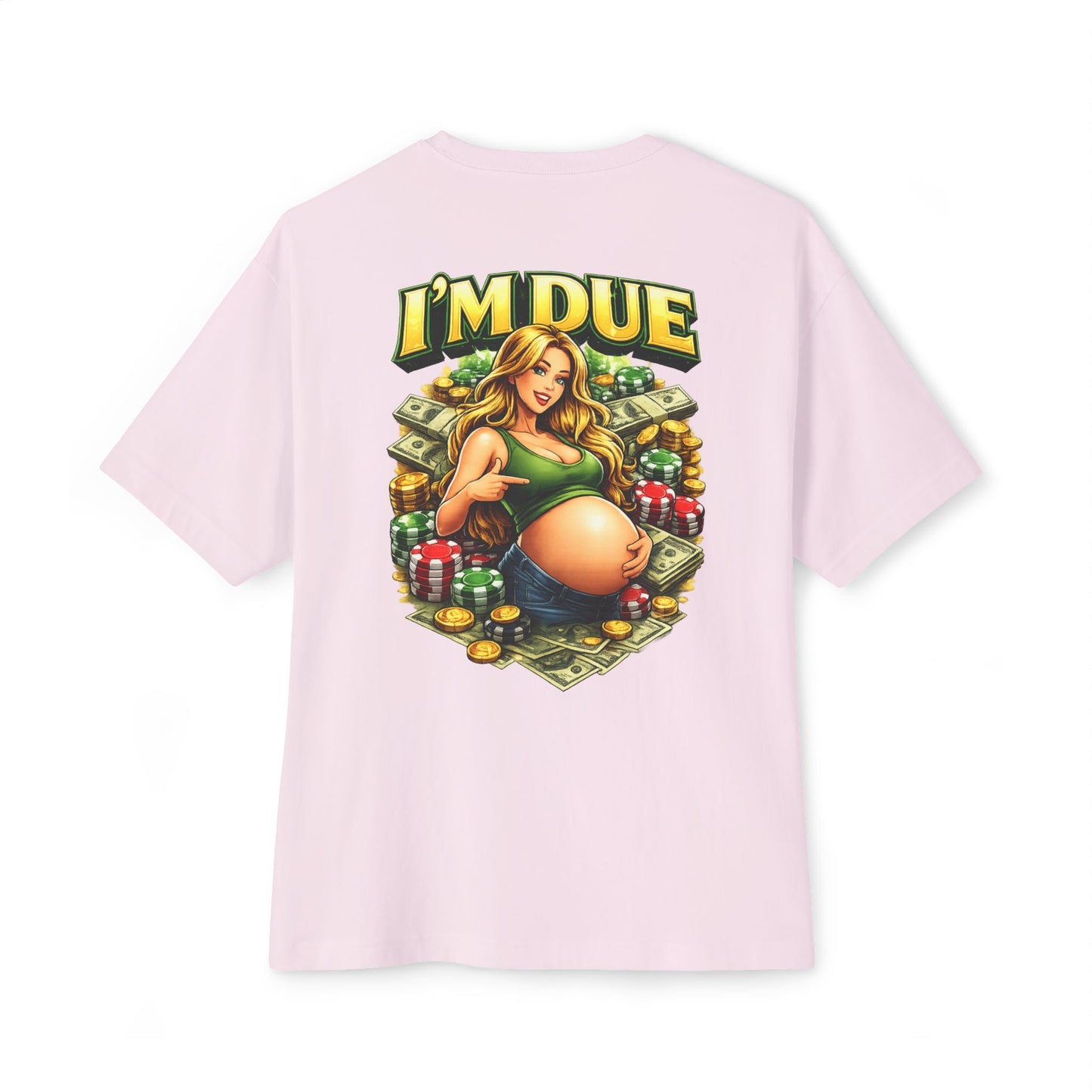 I'm Due Boxy T‑Shirt