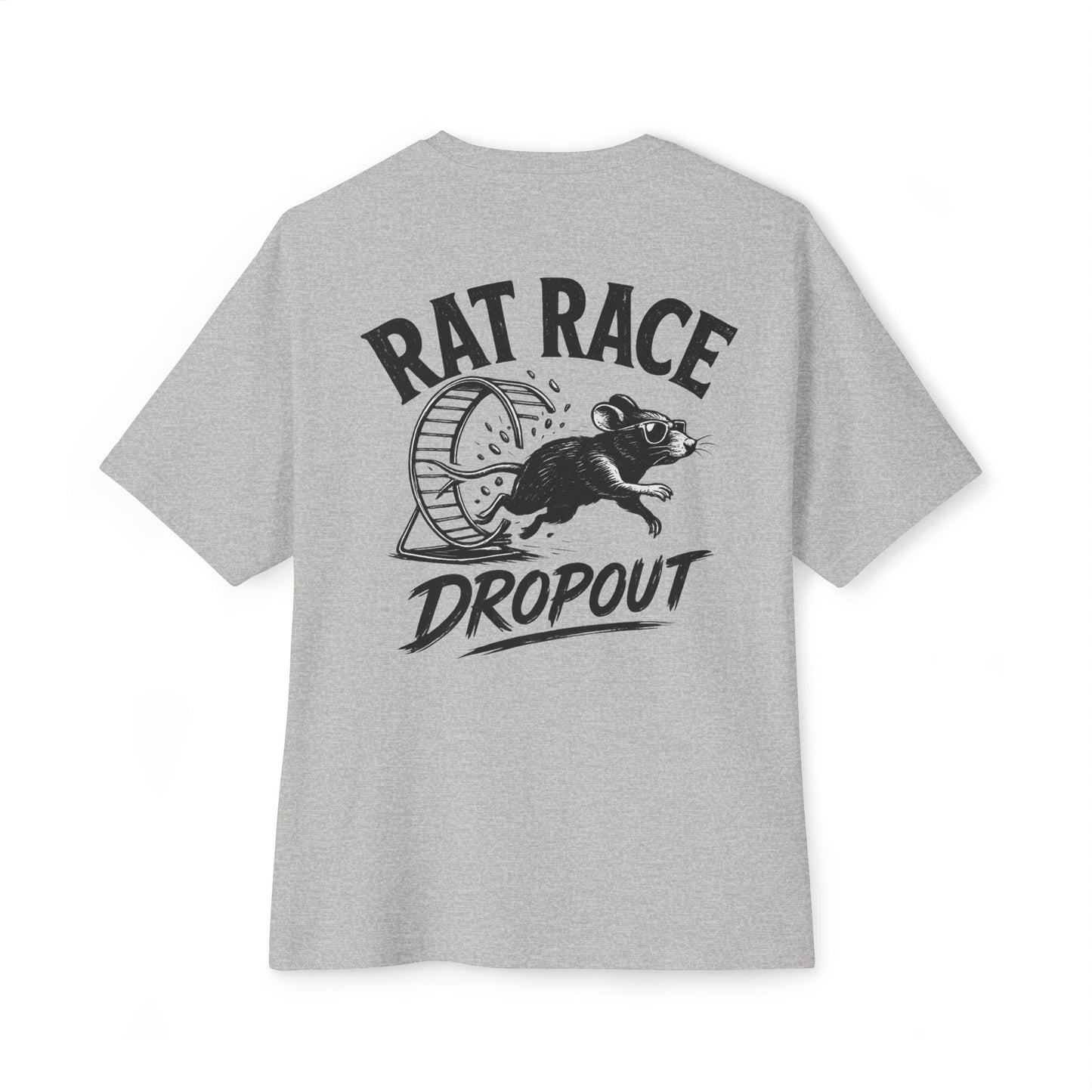 Rat Race Dropout Tee — Vintage Graphic Oversized Boxy T‑Shirt