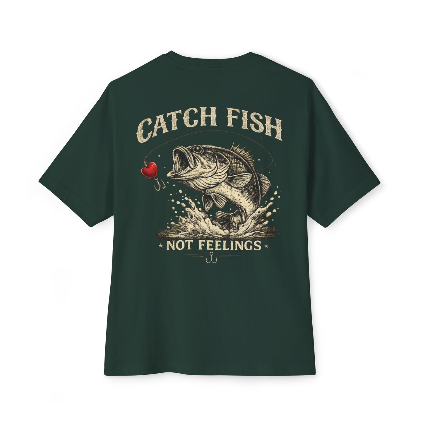 Catch Fish Not Feelings T-Shirt — Bass Fishing Graphic Tee