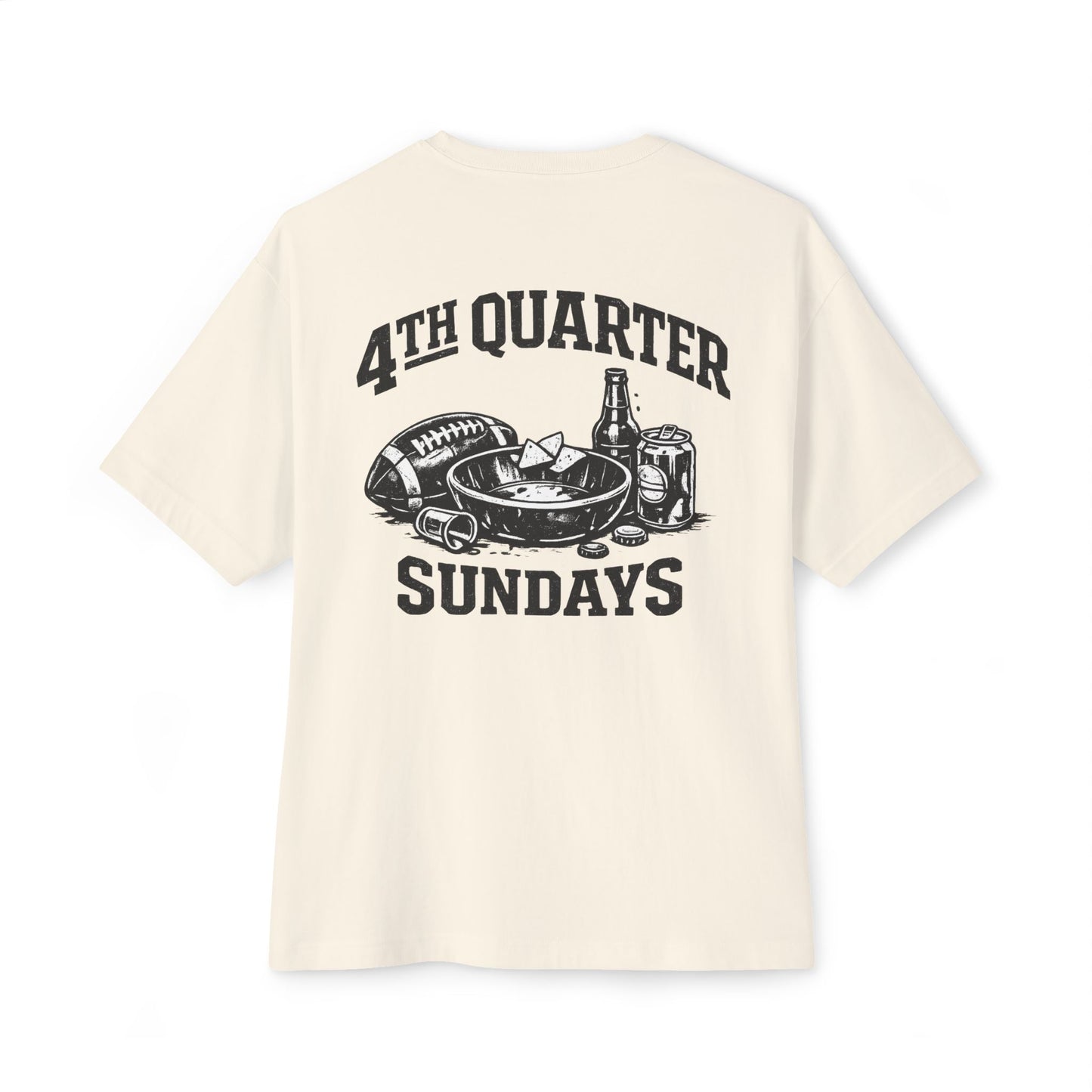 4th Quarter Sundays Tee — Football Game Day Graphic T-Shirt