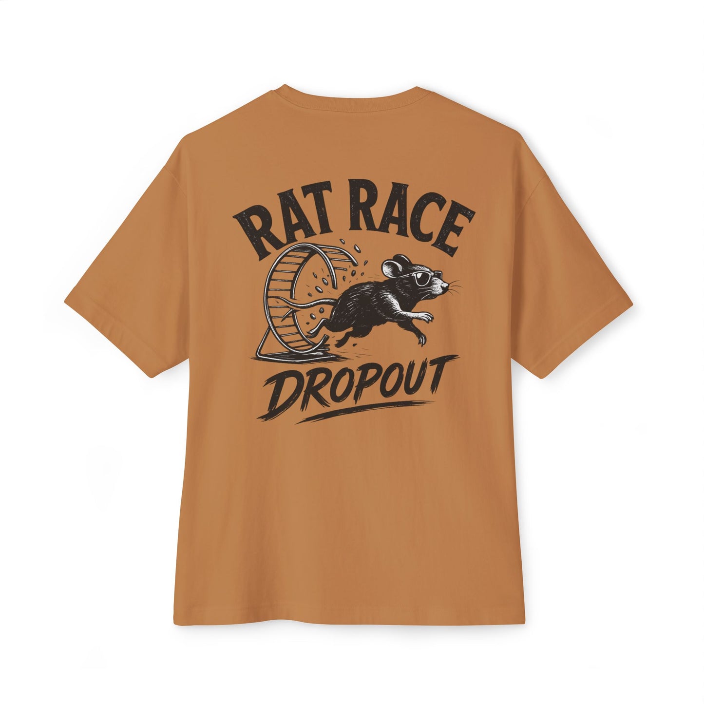 Rat Race Dropout Tee — Vintage Graphic Oversized Boxy T‑Shirt