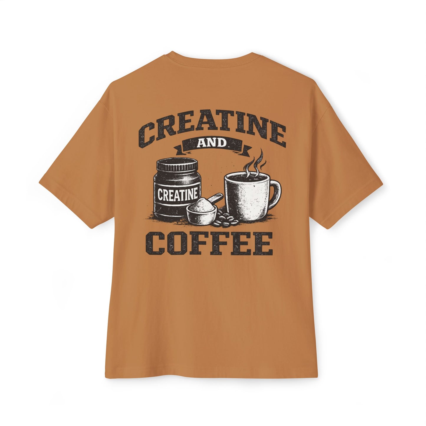 Creatine and Coffee Tee — Fitness & Coffee Lover Graphic Shirt