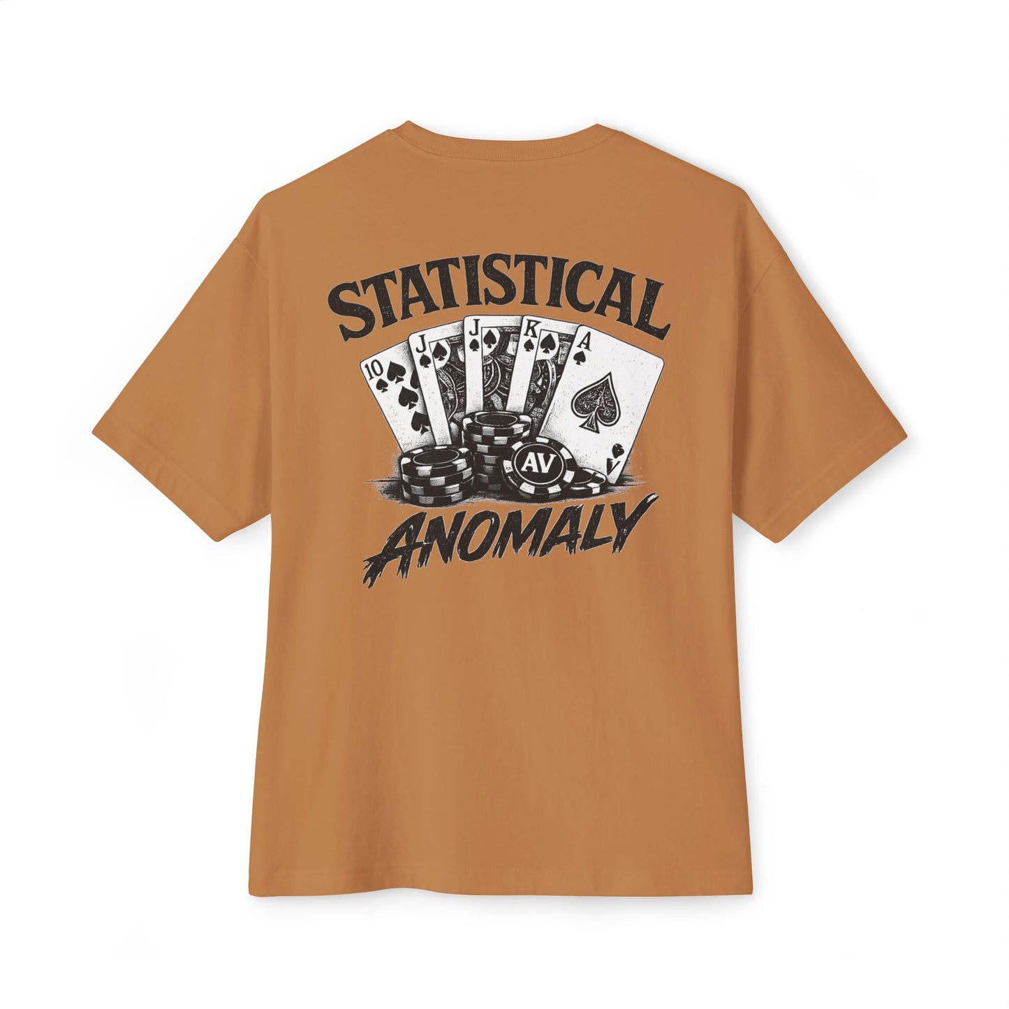 Oversized Tee — "Statistical Anomaly" Poker Graphic T‑Shirt