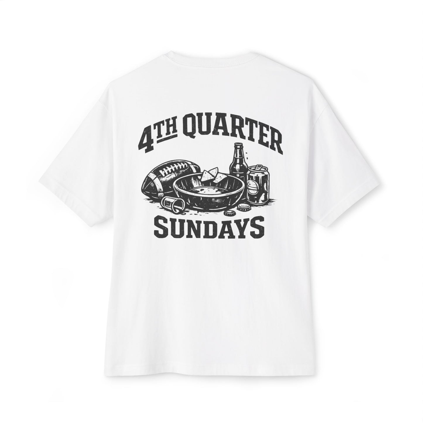 4th Quarter Sundays Tee — Football Game Day Graphic T-Shirt