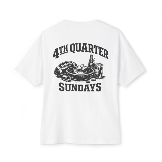 4th Quarter Sundays Tee — Football Game Day Graphic T-Shirt