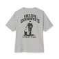 Irish Goodbye Tee — 'Irish Goodbye's: Slipping Out the Back' Oversized Boxy T‑Shirt