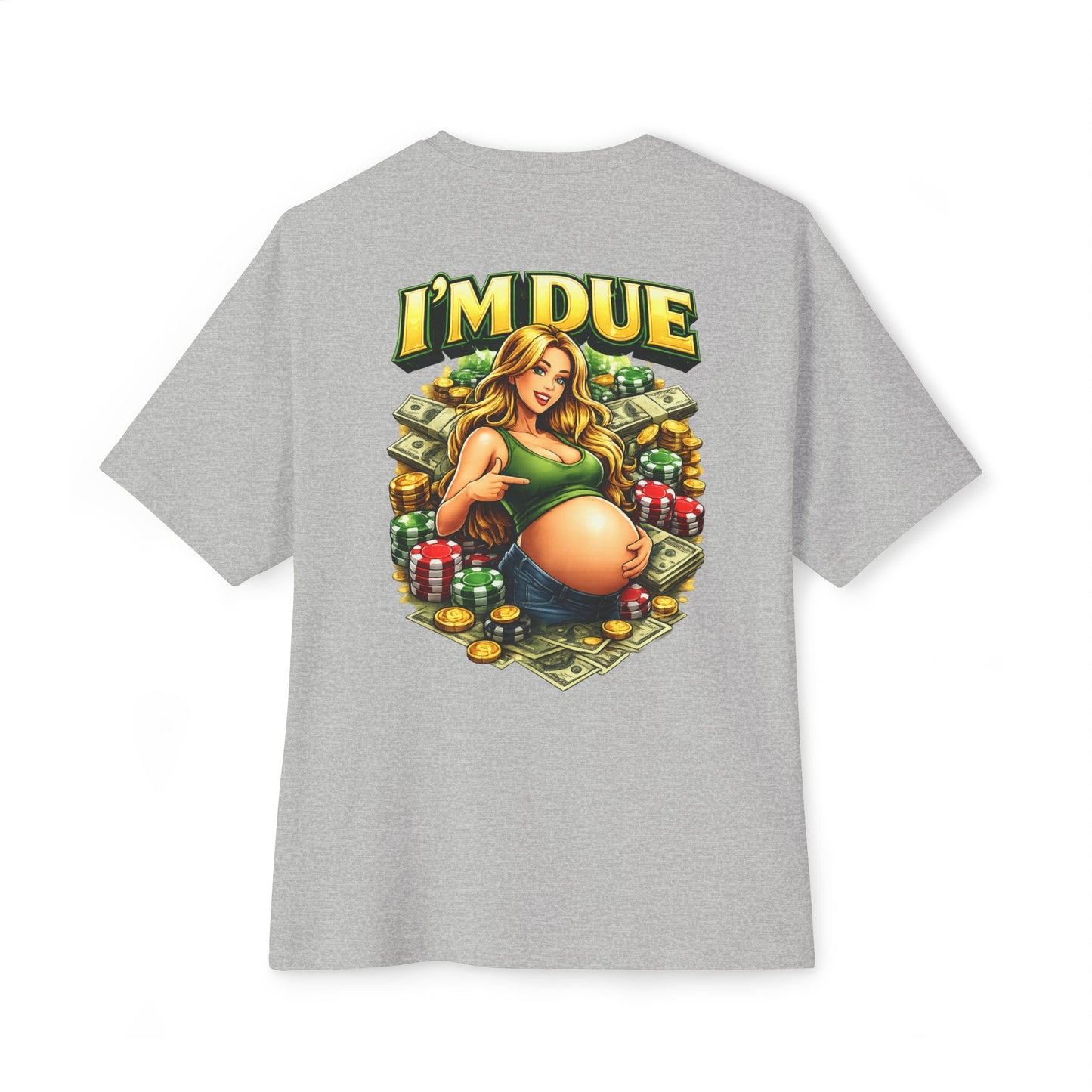 I'm Due Boxy T‑Shirt