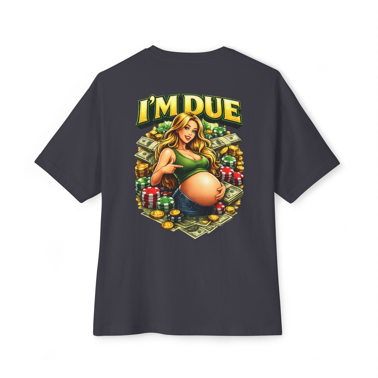 I'm Due Boxy T‑Shirt