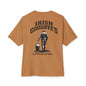 Irish Goodbye Tee — 'Irish Goodbye's: Slipping Out the Back' Oversized Boxy T‑Shirt