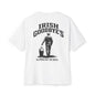 Irish Goodbye Tee — 'Irish Goodbye's: Slipping Out the Back' Oversized Boxy T‑Shirt