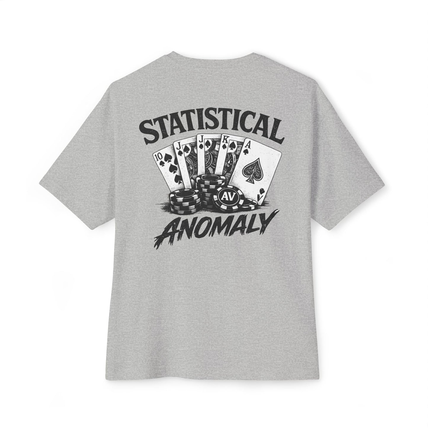 Oversized Tee — "Statistical Anomaly" Poker Graphic T‑Shirt