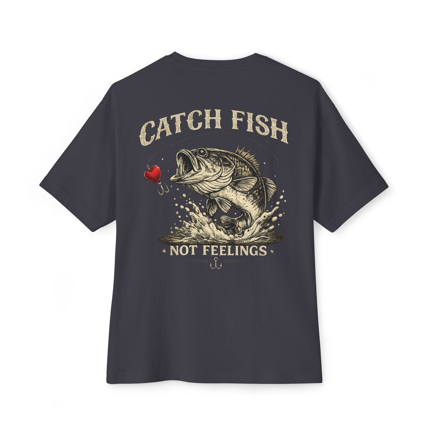 Catch Fish Not Feelings T-Shirt — Bass Fishing Graphic Tee