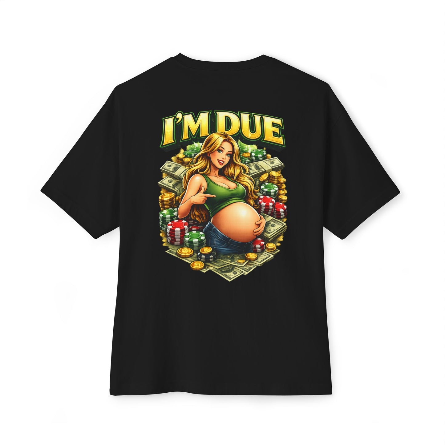 I'm Due Boxy T‑Shirt