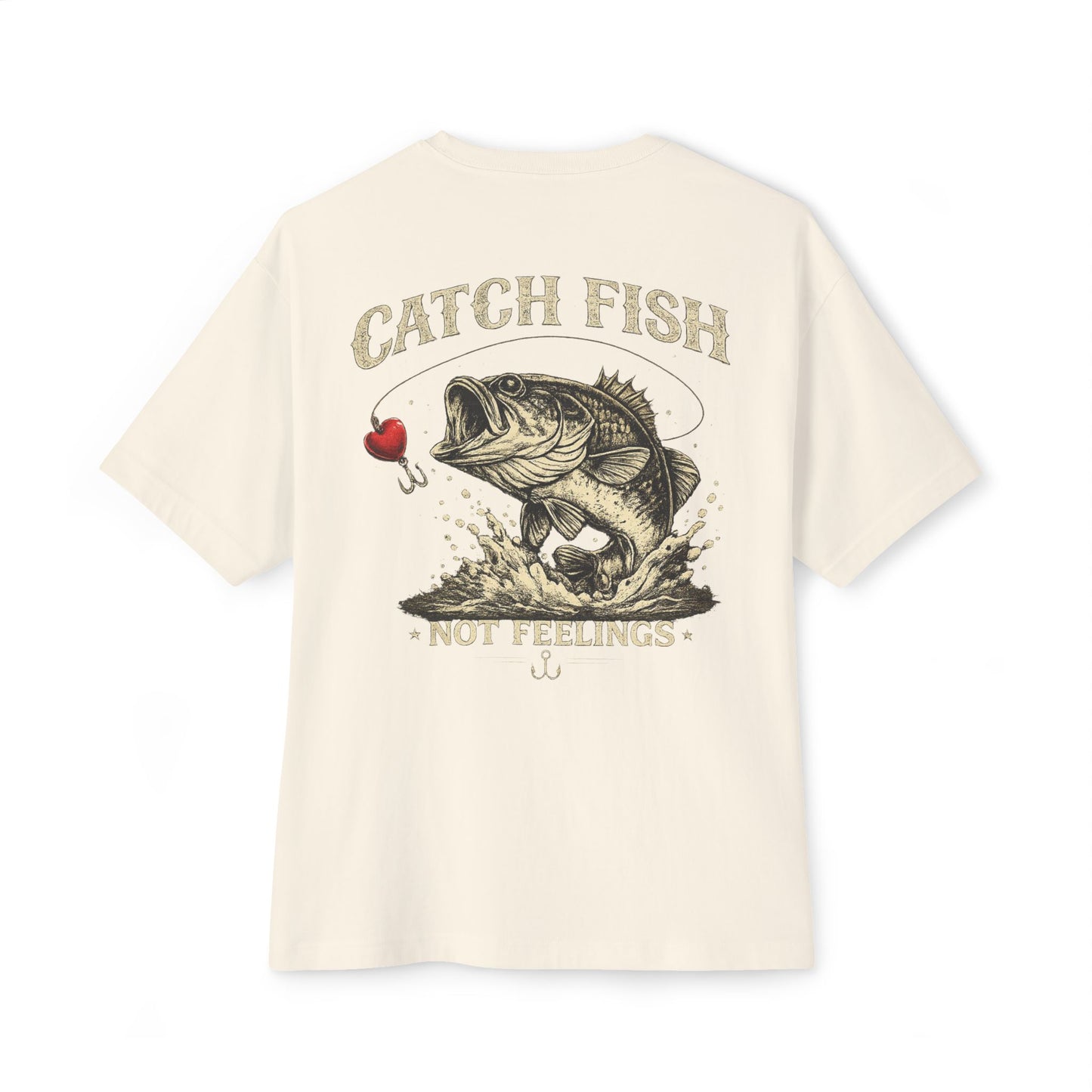 Catch Fish Not Feelings T-Shirt — Bass Fishing Graphic Tee