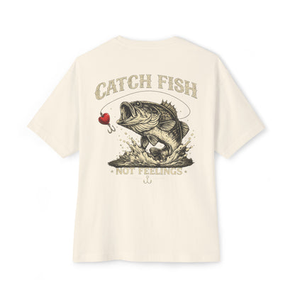 Catch Fish Not Feelings T-Shirt — Bass Fishing Graphic Tee