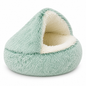 2-in-1 Plush Cat Bed & Cozy Pet Cave – Ultra-Soft Warm Sleeping Nest for Cats, Kittens & Small Dogs